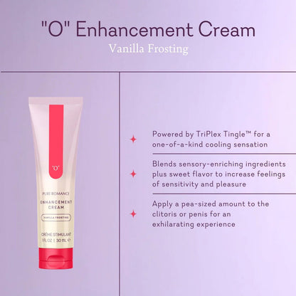 O Enhancement Cream -  Vanilla Frosting