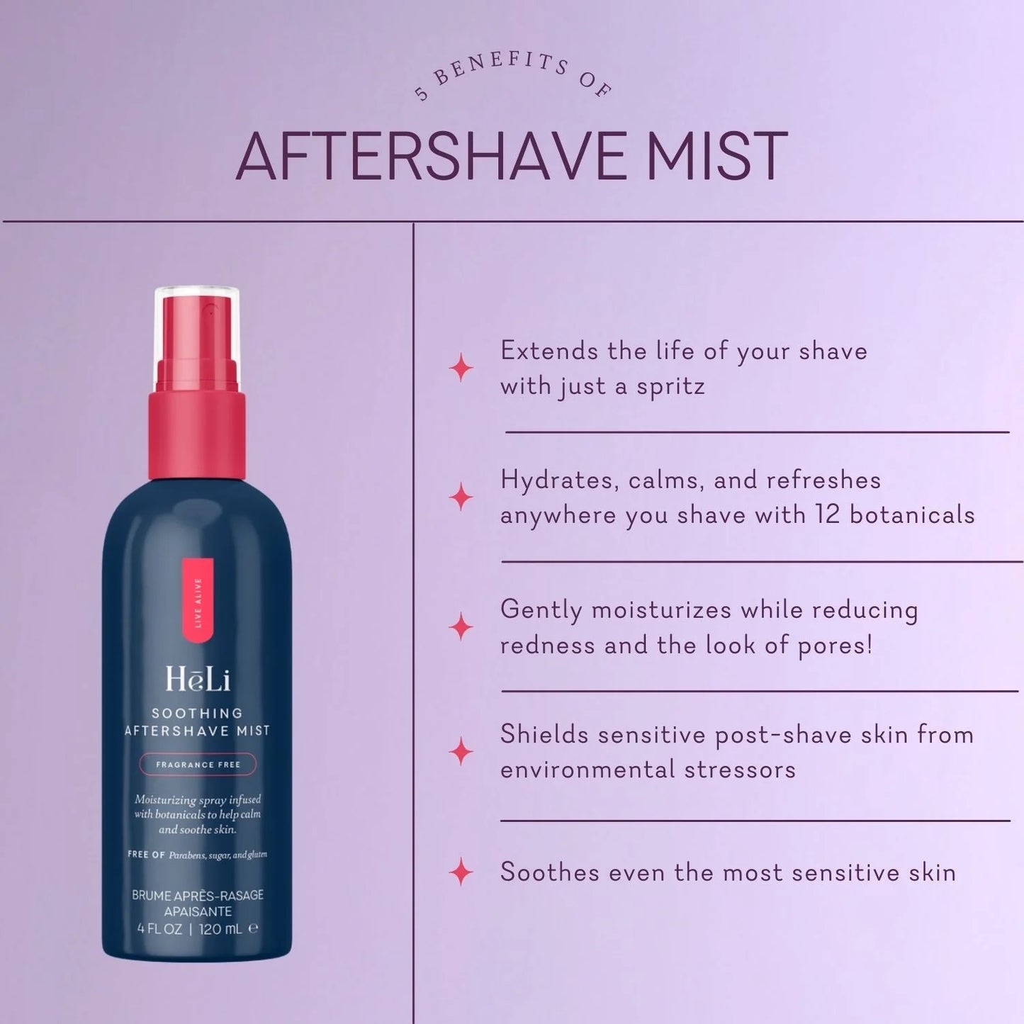 Hēli Soothing Aftershave Mist