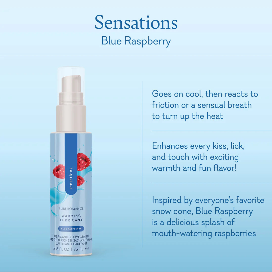 Sensations Warming Lubricant